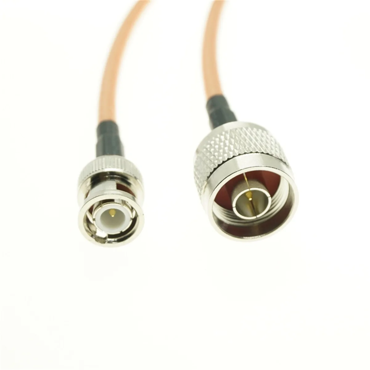 

cable RG142 Double Shielded BNC male plug to N male plug RF Coaxial Connector Pigtail Jumper Cable New