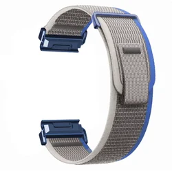 QuickFit Nylon Smartwatch Strap - Premium Wristband in 22mm and 26mm Sizes - 22mm (Grey Blue)