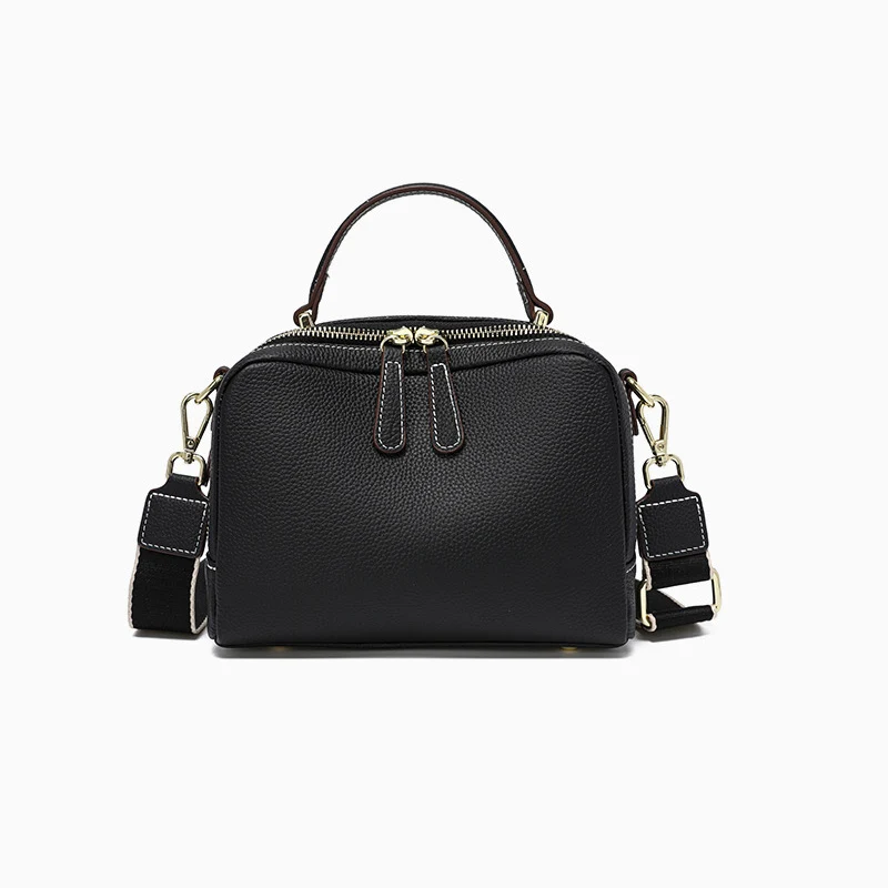 thumbnail image 1 of 2024 Nuevo bolso de mujer, bolso de mano de piel auténtica, bolso de hombro de moda para mujer, bolso de mensajero de gran capacidad con 2 compartimentos, 1 of 5