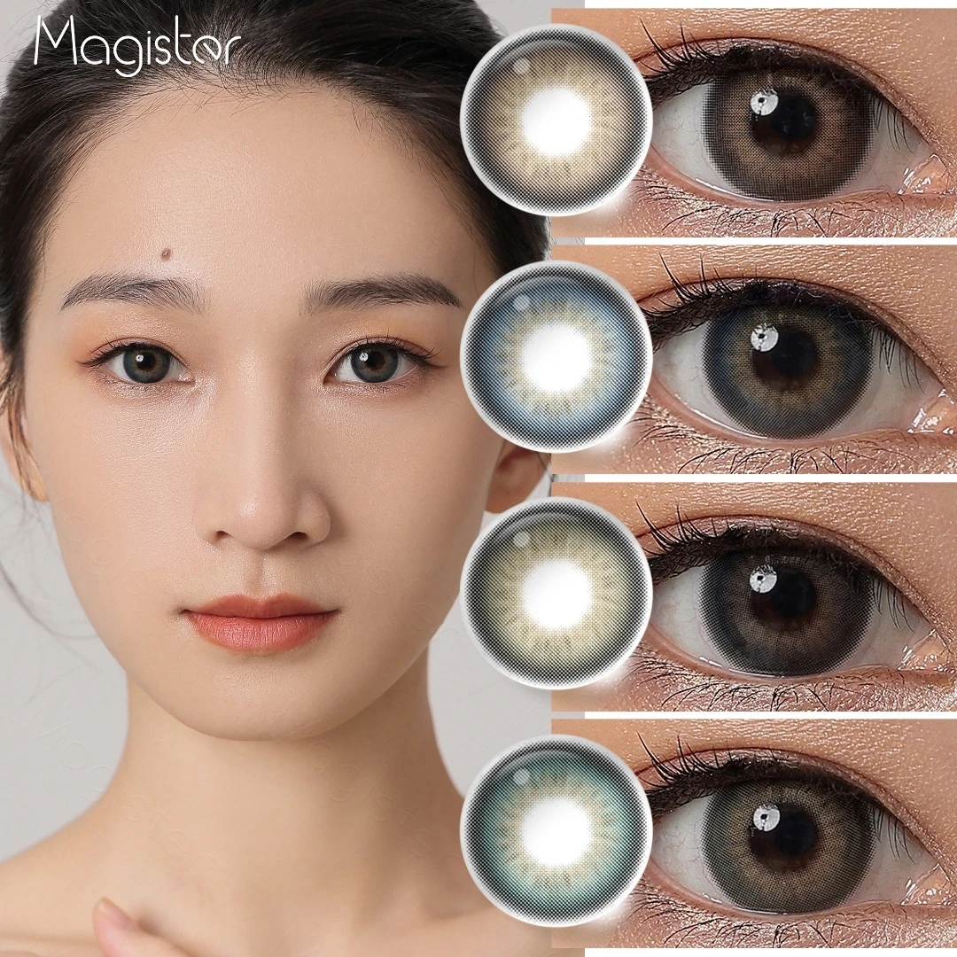 Colored Lenses 1 Pair Color Contact Lenses For Eyes Cosmetics Beauty