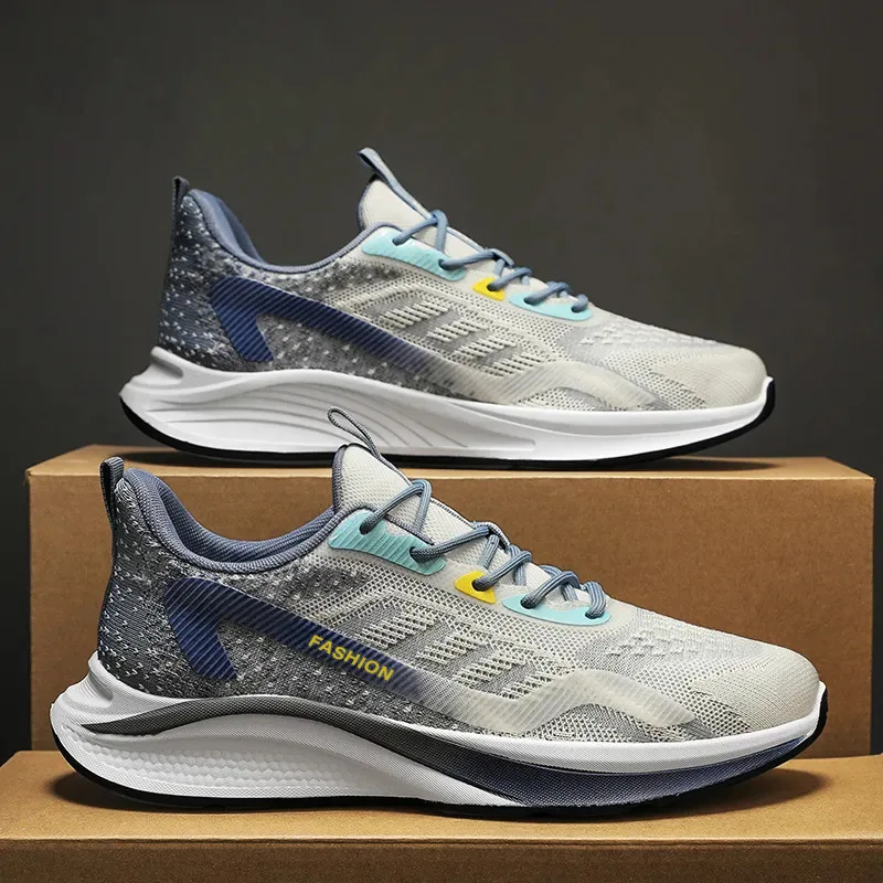 أحذية رياضية من القماش الشبكي جيدة التهوية للرجال،...