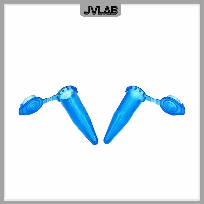 Microtubes Centrifuge Tube 1.5ml PP Blue Color Laboratory Centrifugal EP Tube Bottom Tip with Clear Scale Pack of 500/PK