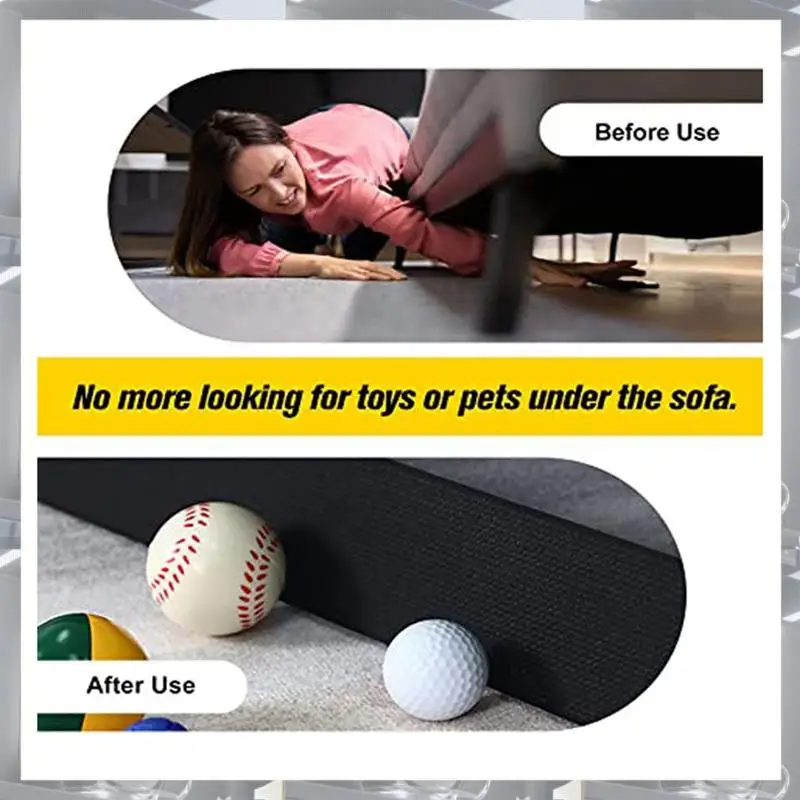 A84F-Toy Blocker For Couch Under Sofa Toy Blocker Stop Things From Going Under Couch Sofa Bed And Furniture Easy To Install