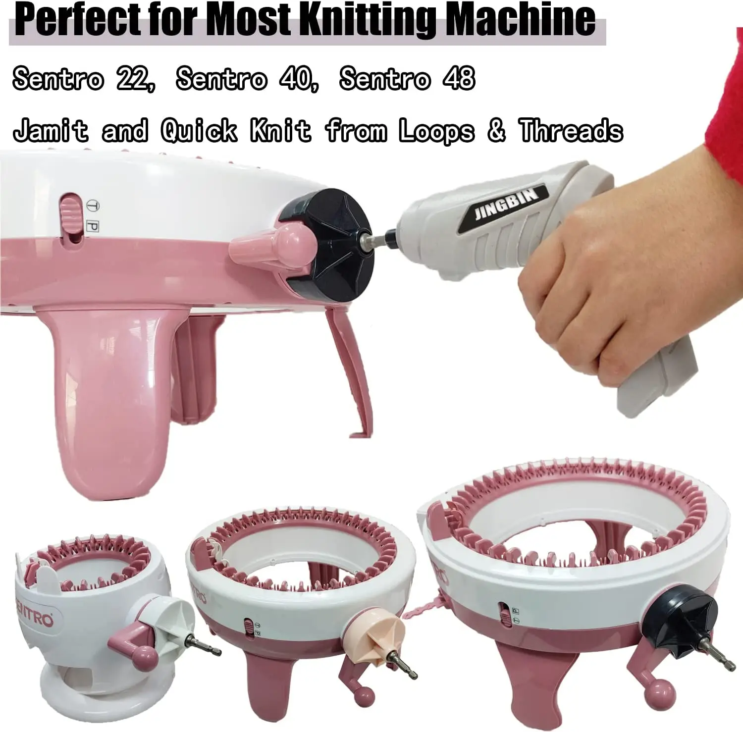 JAMIT 48 Needle Electric Knitting Machine – JAMIT Knitting Machine