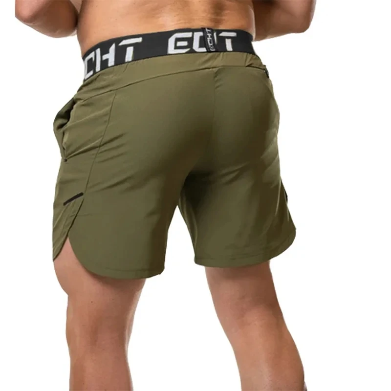 2024 New Men Running Bodybuilding Shorts Man Summer Gyms Workout shorts Male Breathable Quick Dry Sportswear Jogger Beach Shorts 2