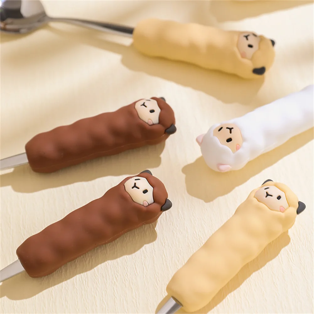 1/2PCS Creative Fork And Spoon Great With Desserts And Fruits Versatile Tableware For Every Occasion Dessert Spoon Fashionable