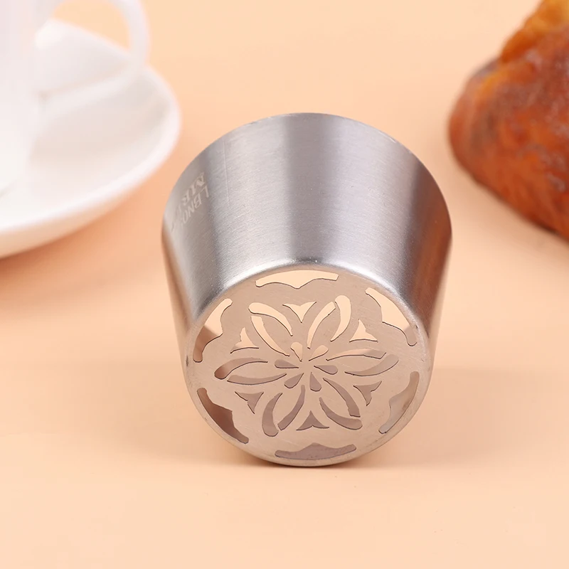 SL50 Stainless Steel Russian Icing Piping Nozzles DIY Pastry Cake Cream Decorating Tips Cupcake Baking Tools 1Pc cake decoration cake decorations baking decorations pastry nozzles cake decorating tools baking supply