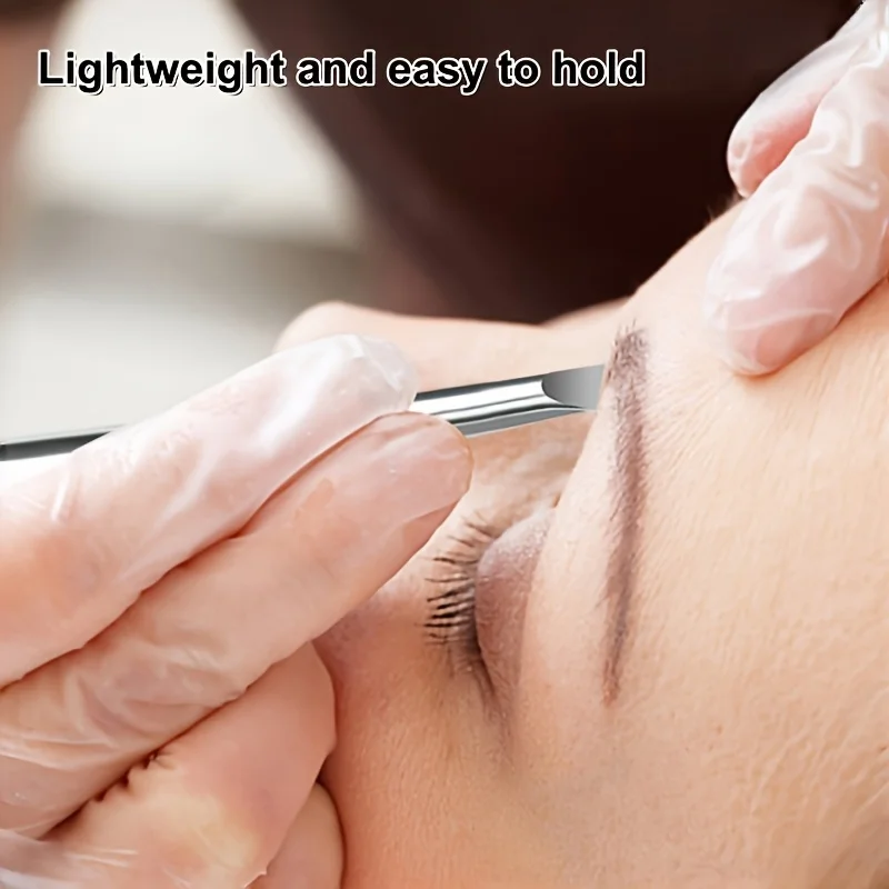 Premium Stainless Steel Precision Tweezers with Non-Slip Grip for Eyebrow Grooming and Eyelash Application