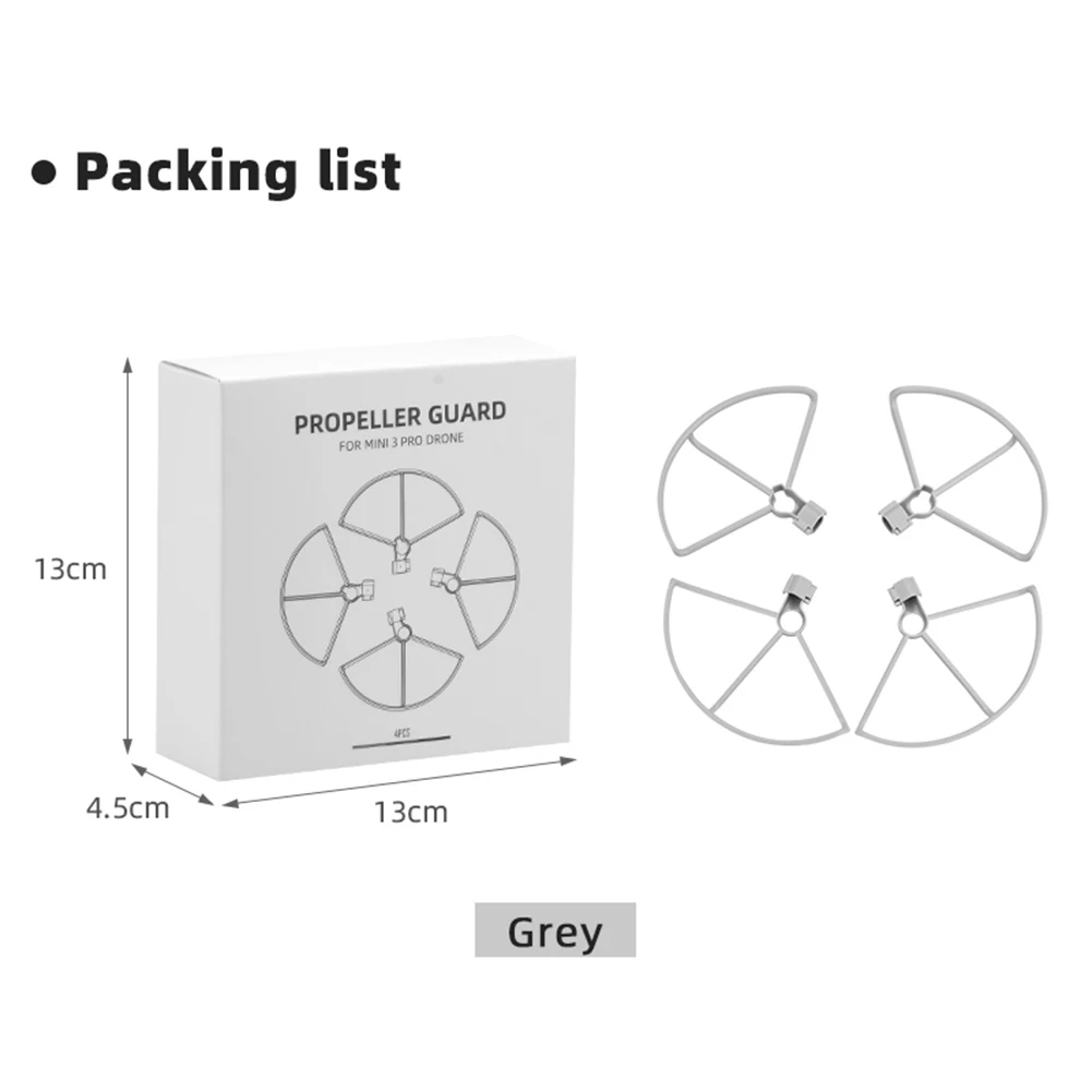 Propeller Guard Protector Cage Anti-collision Drone Accessories for DJI Mini 3 Pro Propeller Protective Ring Cover Quick Release
