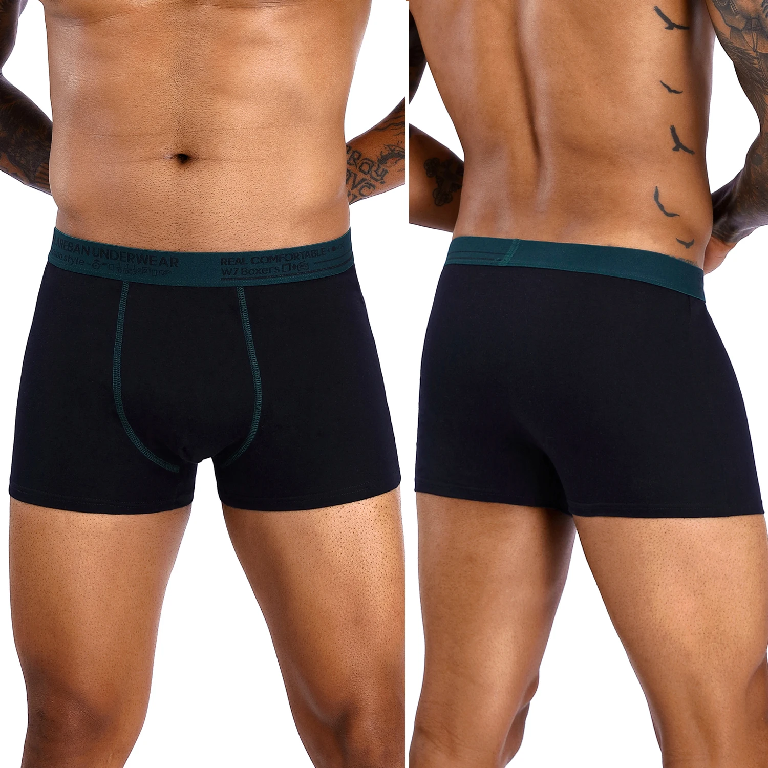 10pcs Pack Cotton Boxers Shorts Mens Underwear for male Briefs Sexy Underpants Slip Breathable Boxing Panties hot Sexis Basic 3