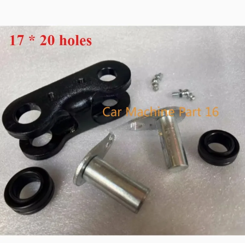 A set for Mitsubishi Dalian S4S F14E F18C Forklift Accessories Steering Linkage Plate Pin 17 * 17 holes / * 20 holes