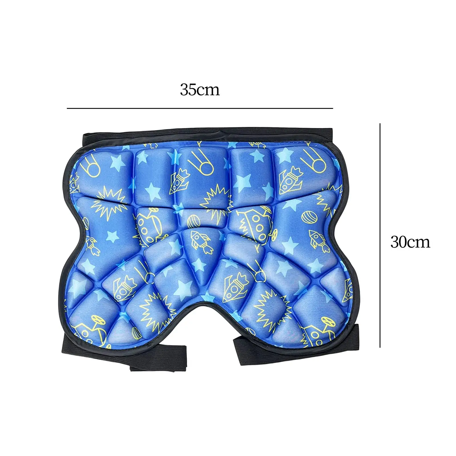 Kids Sponge Skid Hip Pad Butt Pads Ski Protective Hip Pad Padded Knee Shorts Adjustable for Skateboard Snowboarding