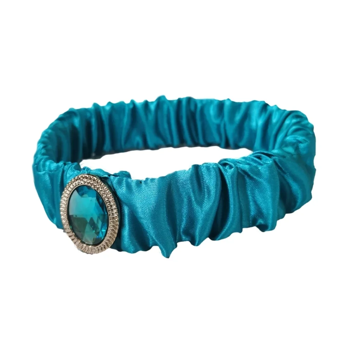 Jasmin Prinzessin Stirnband Halloween Party Cosplay Kopfbedeckung Blau Arabisch Klassisches Kostümzubehör Frauen Mädchen Dress Up Haarband – Detail 5