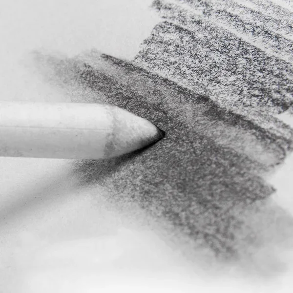 STONEGO 6 Stück Skizzen-Zeichenstift, künstlerisches weißes Bleistiftwerkzeug zum Schattieren und Schatten, Büro-Kunstbedarf – Detail 5