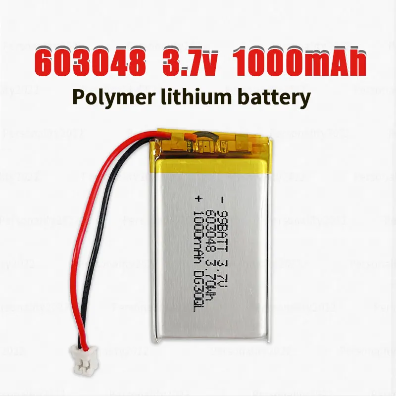 3.7V 1000mAh Rechargeable Lithium Batteries Polymer Cell For Game Console Controller Tendon Gun Bluetooth Headset