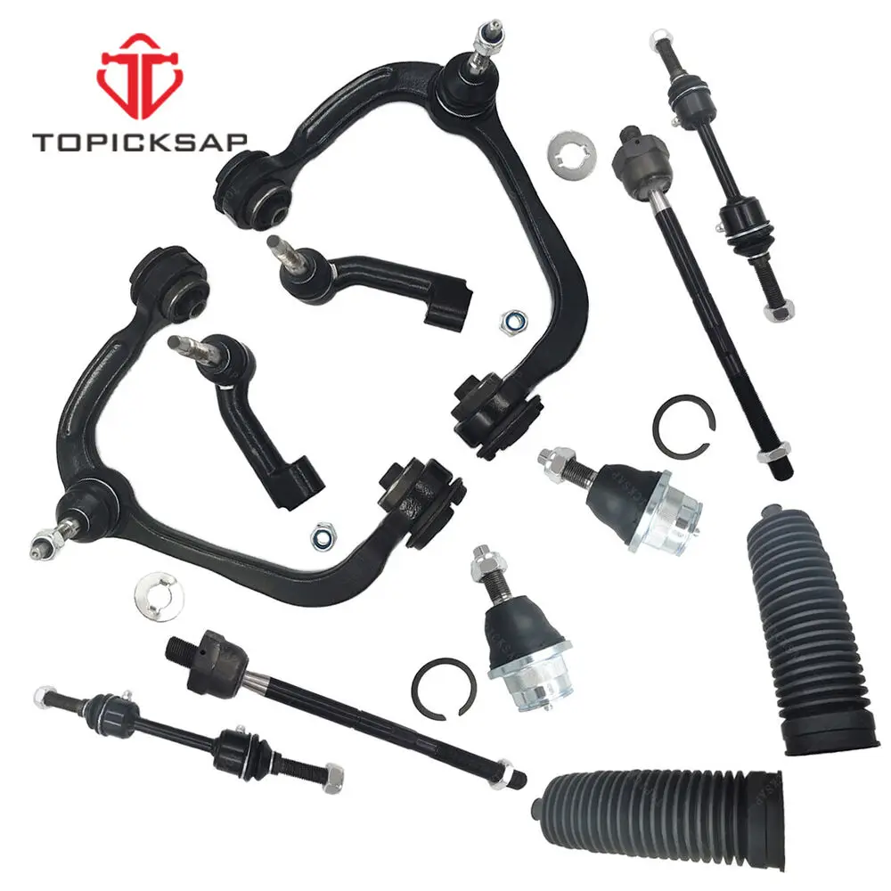 TOPICKSAP12pcsFrontUpperControlArmStabilizerSwayBarLinksTie