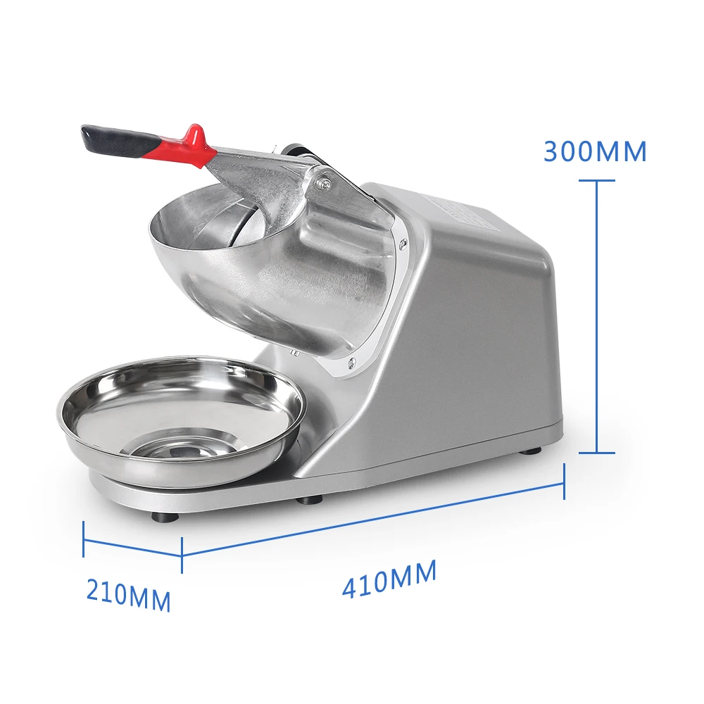 GZZT Electric Ice Crusher Powerful Smoothie Maker and Ice Shaver Slushies and Snow Cones Compatible 110V/220V