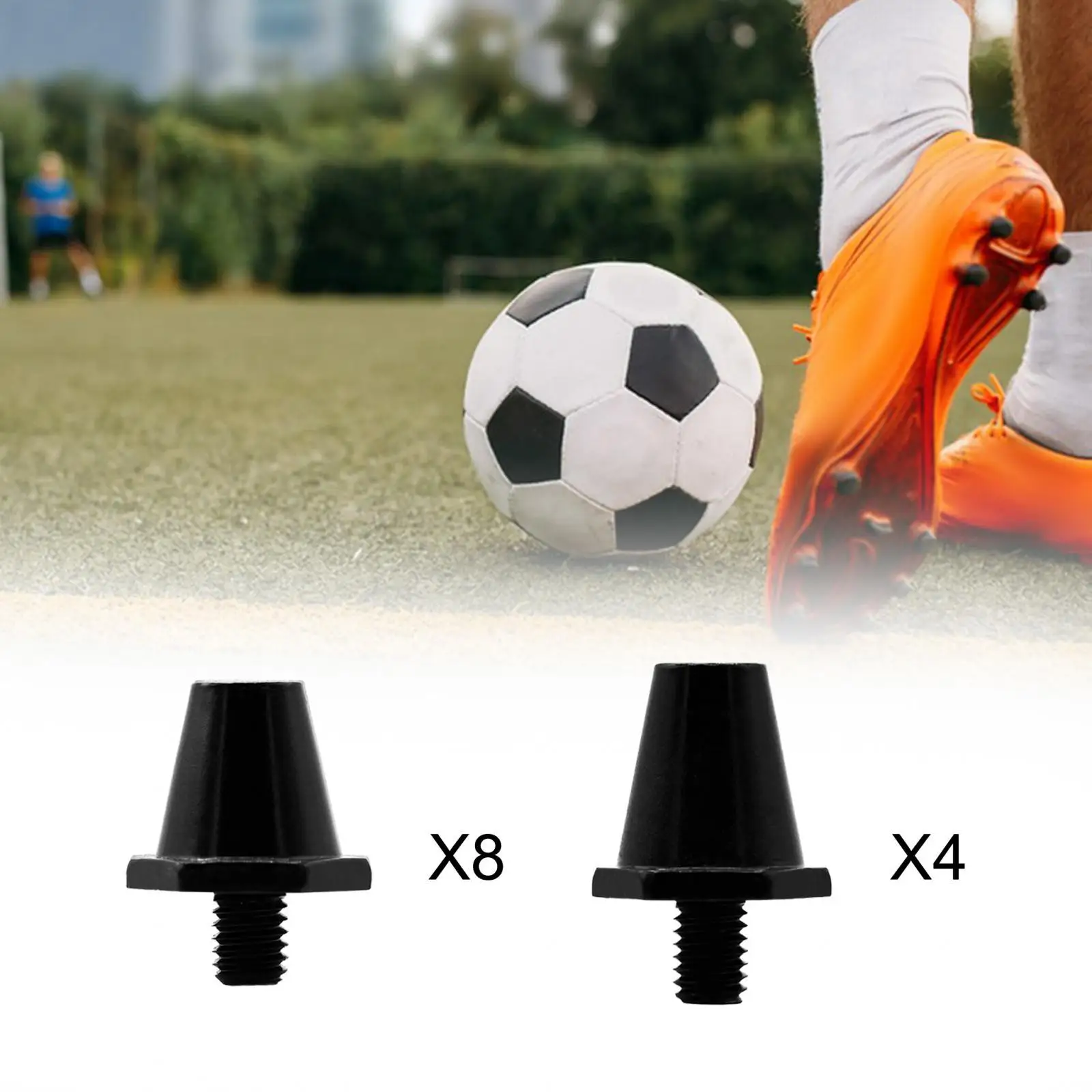 Football Shoes 12Pcs Football Boot Spikes M5 Soccer Shoe Studs for Athletic Sneakers