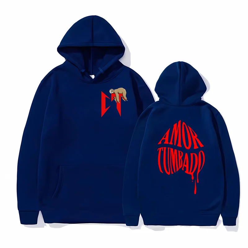 2024 Hottest CT Sloth Printed Corridos Tumbados Hoodies Men Women  Natanael Cano Clothing Hoodies New Design Street Style Hoodie