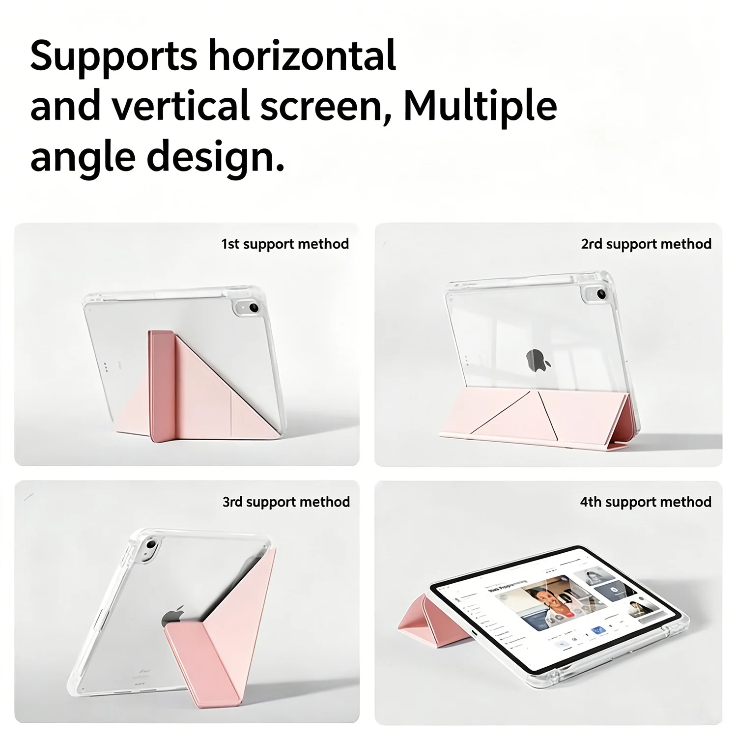 Universal Smart Tablet Case with Advanced Protection and Versatile Stand 기능