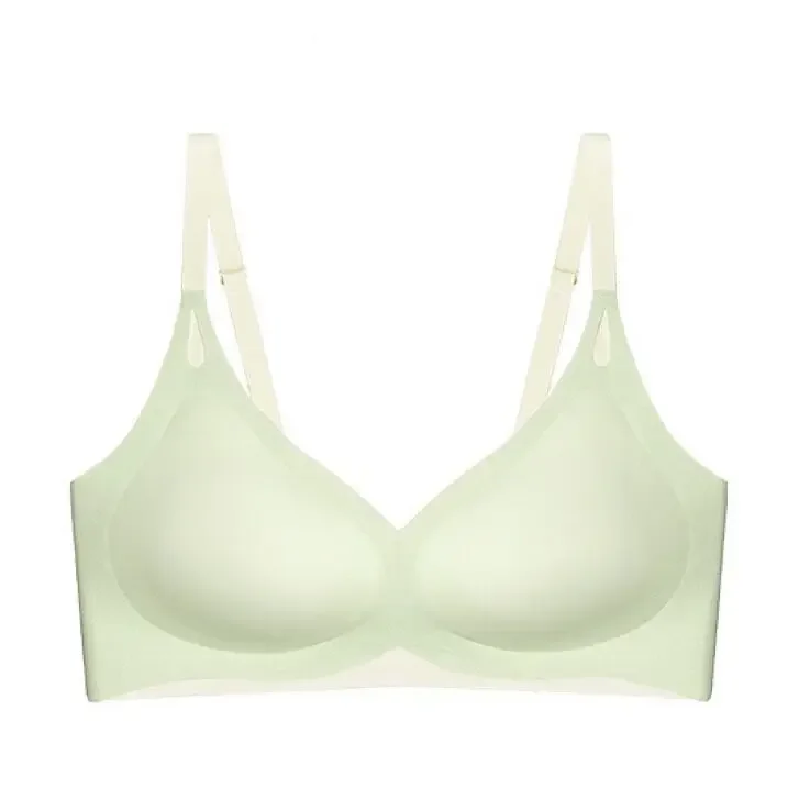 

Cloud Seamless Underwear Women's Small Chest Push-up Anti-sagging Bra Fixed Cup Underwire Thin Back Bra