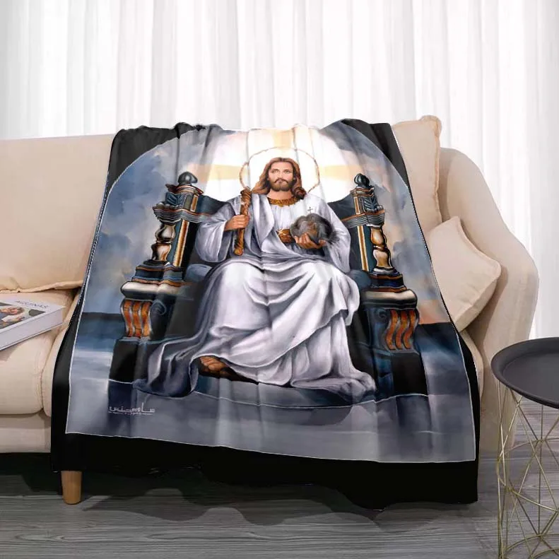 Jesus Religion Christ Blanket Lightweight Bedding Super Soft Worm