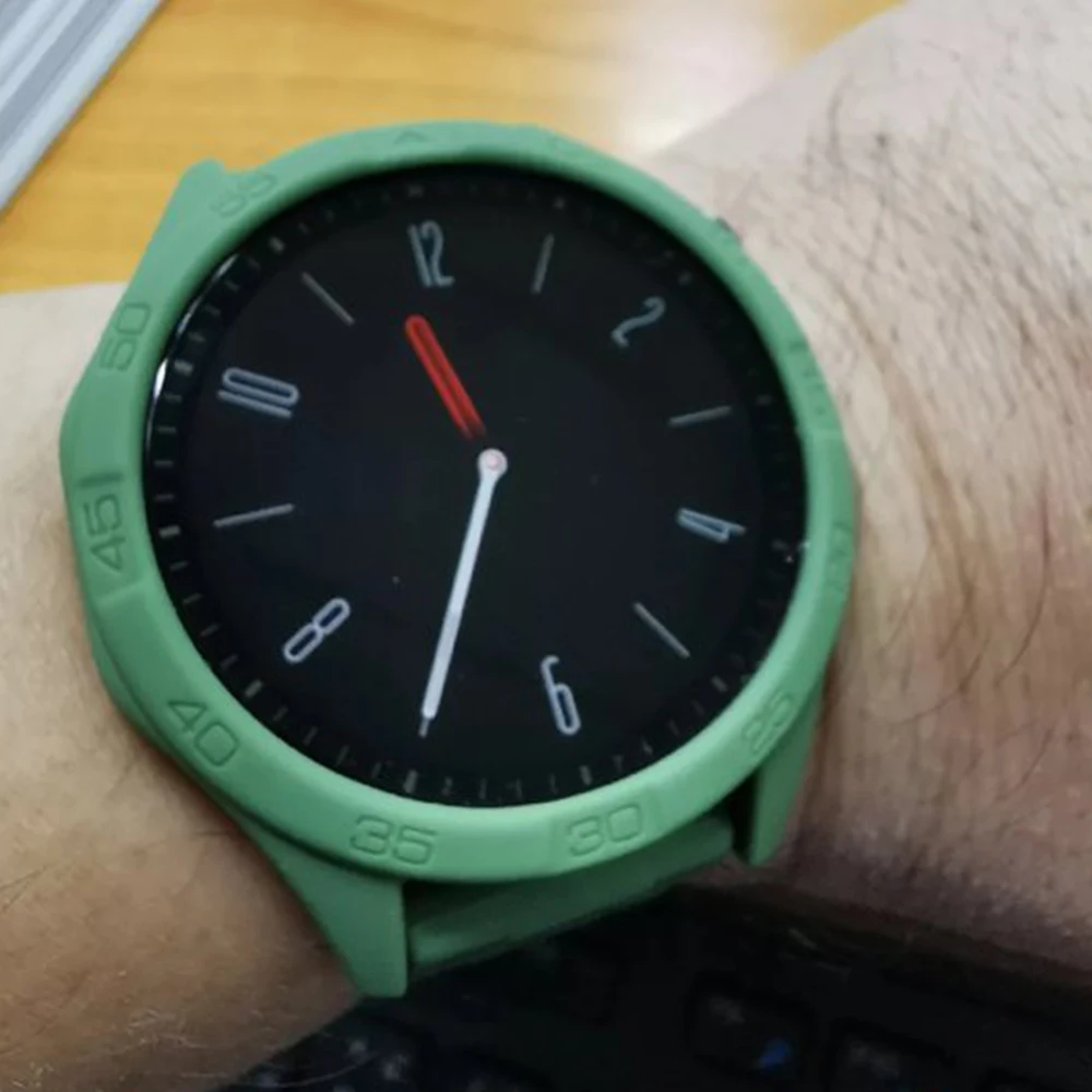 Ultra-Durable Soft Silicone Protective Watch Case - Hollow Design for Enhanced Flexibility and Style