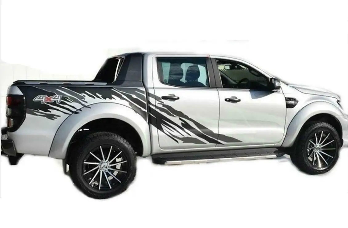 FORD RANGER WILDTRAK RHINO WITH MUD SPLASH DECAL STICKER 