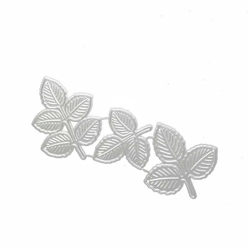 금속 절단 다이 장미 잎 DIY 스크랩북 사진 앨범 장식 엠보싱 DIY 종이 공예 칼 금형 펀치에 대한 스텐실