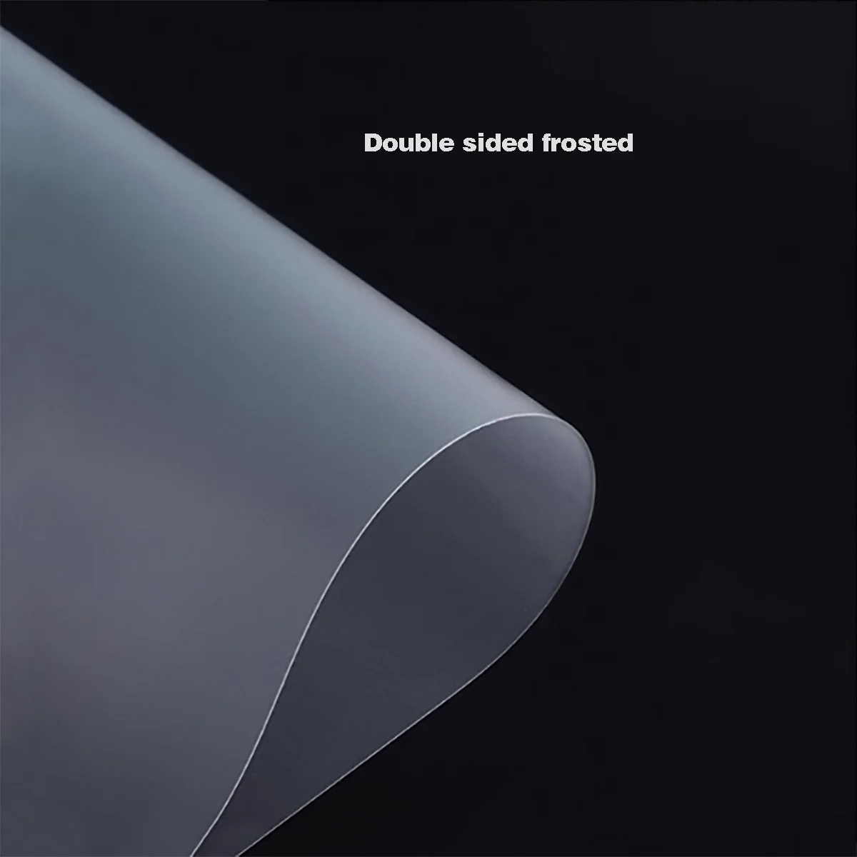 Translucent Frosted PP Plastic Plate DIY Model Material Processing Accessories Thickness 0.2/0.3/0.4/0.5/0.6/0.8/1/2mm