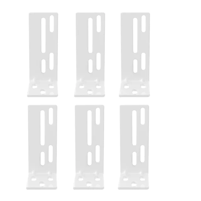 6 Pc -K Függönypályás Tartókon Fali Telepítési Kód Tartozékok Fém Rögzítő Alkatrészek Otthoni Készletek Iroda Rozsdamentes Acél Tartó