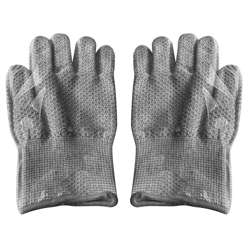 Grade 5 Cut Resistant Work Gloves Kitchen HPPE Scratch Resistant Gloves Glass Cutting Safety Protection Mittens for Gardeners anti cut gloves safety gloves protective gloves garden work gloves