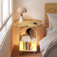 Tables De chevet étroites pour chambre à coucher, Design De luxe, modernes et minimalistes, avec rangement, meubles De maison classiques Mesa De Cabeceira 1