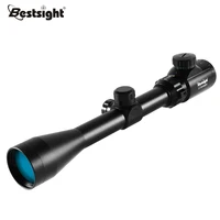 Riflescope 3-9x40 Rifle Sniper Scope Red or Green Illuminated Optical with Mounts Mil Dot Fit Free Crosshair 1