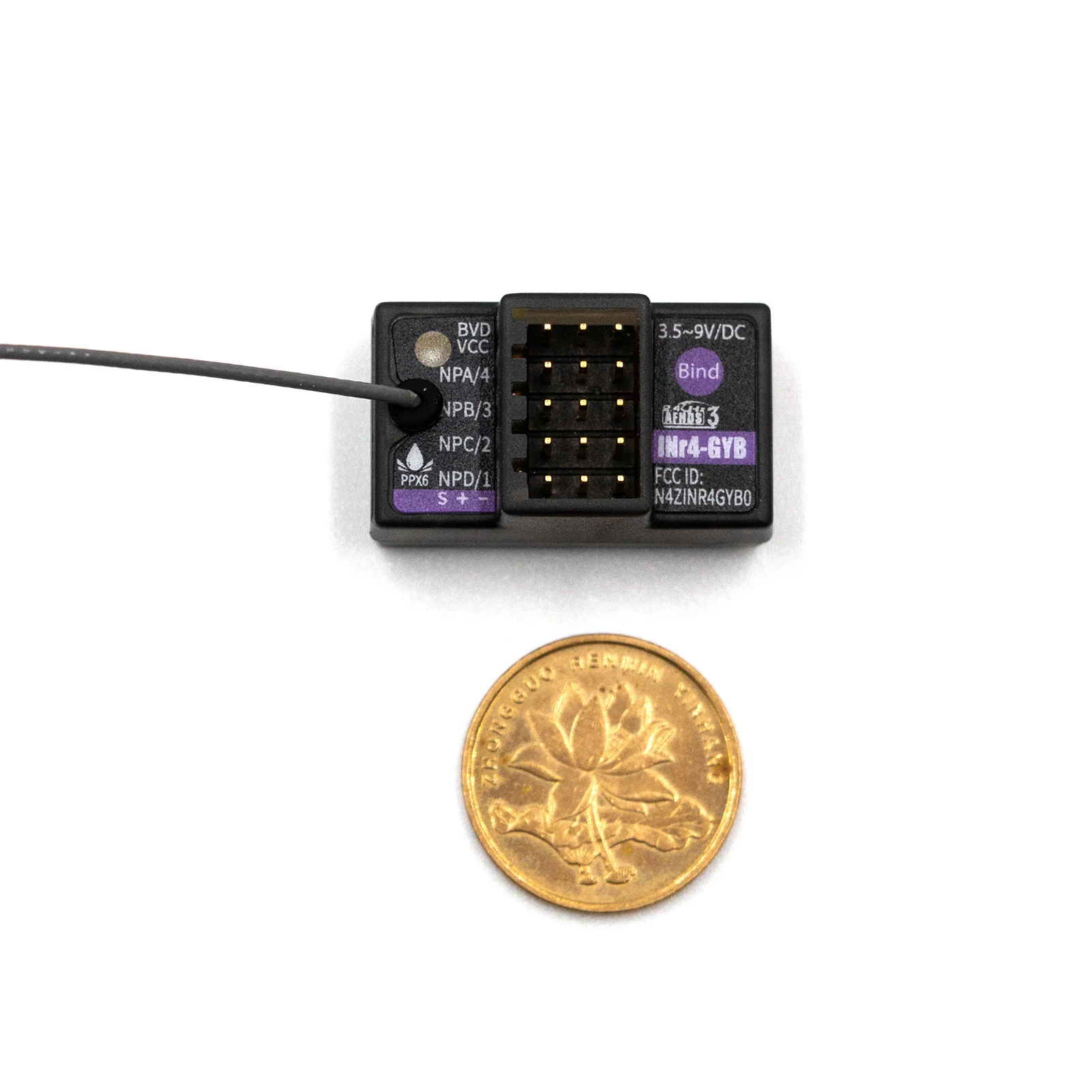 Récepteur Flysky INr4-GYB 4 canaux gyroscopique pour NB4 Noble Pro