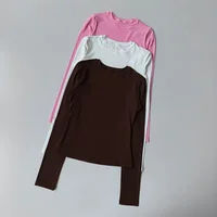 Vêtements de yoga d'automne pour la remise en forme, séchage rapide, évacuation de l'humidité, hauts de sport pour femmes, vêtements de yoga, Pilates 6