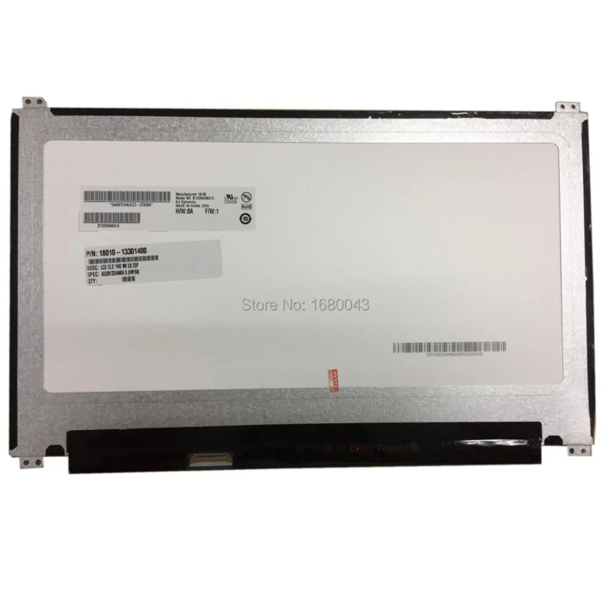 

B133HAN04.5 подходит для B133HAN02.1 B133HAN02.7 13,3 тонкий 30PIN eDP 1920X1080 вверх + вниз винт отверстия светодиодный ЖК-экран