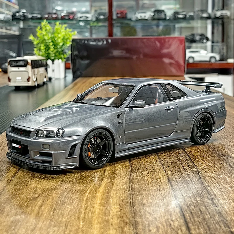 モーターヘリックス MOTORHELIX 1/18 GT-R CRS シルバー 1/18 Motorhelix Nissan Skyline GT-R GTR (R34) CRS VER (Grey