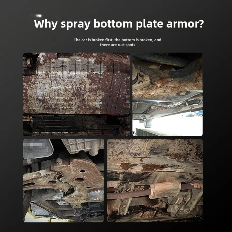 Automobile chassis armor paint low-disk ground armor anti-rust paint sound insulation glue self-spraying car chassis