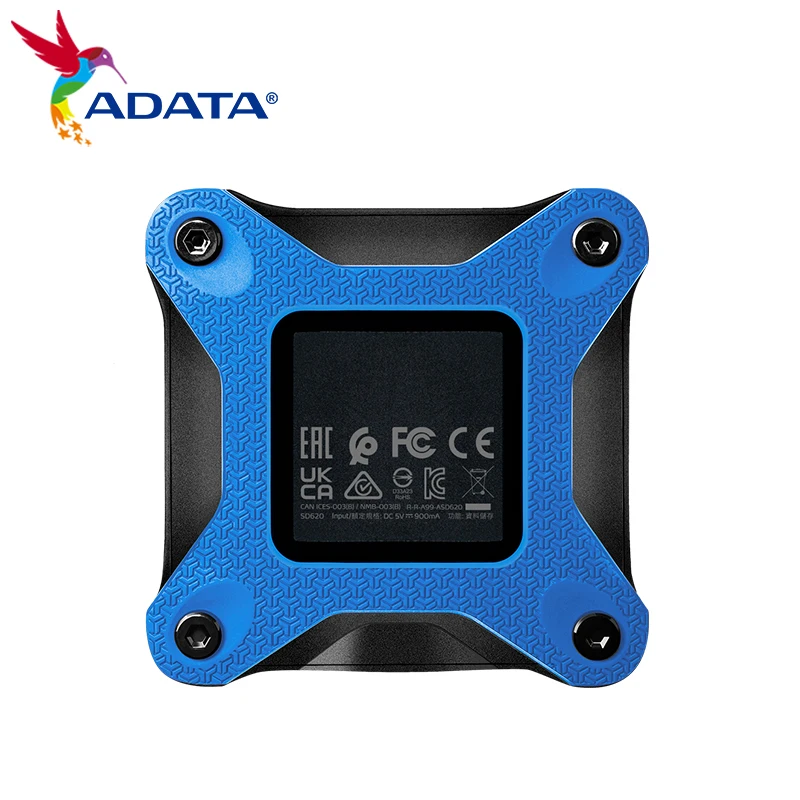 ADATA SD620 포터블 솔리드 스테이트 디스크 512GB USB 3.2 Gen 2 3D NAND SSD (데스크탑/노트북 PC용) 최대 520MB/s 읽기 속도, 100%