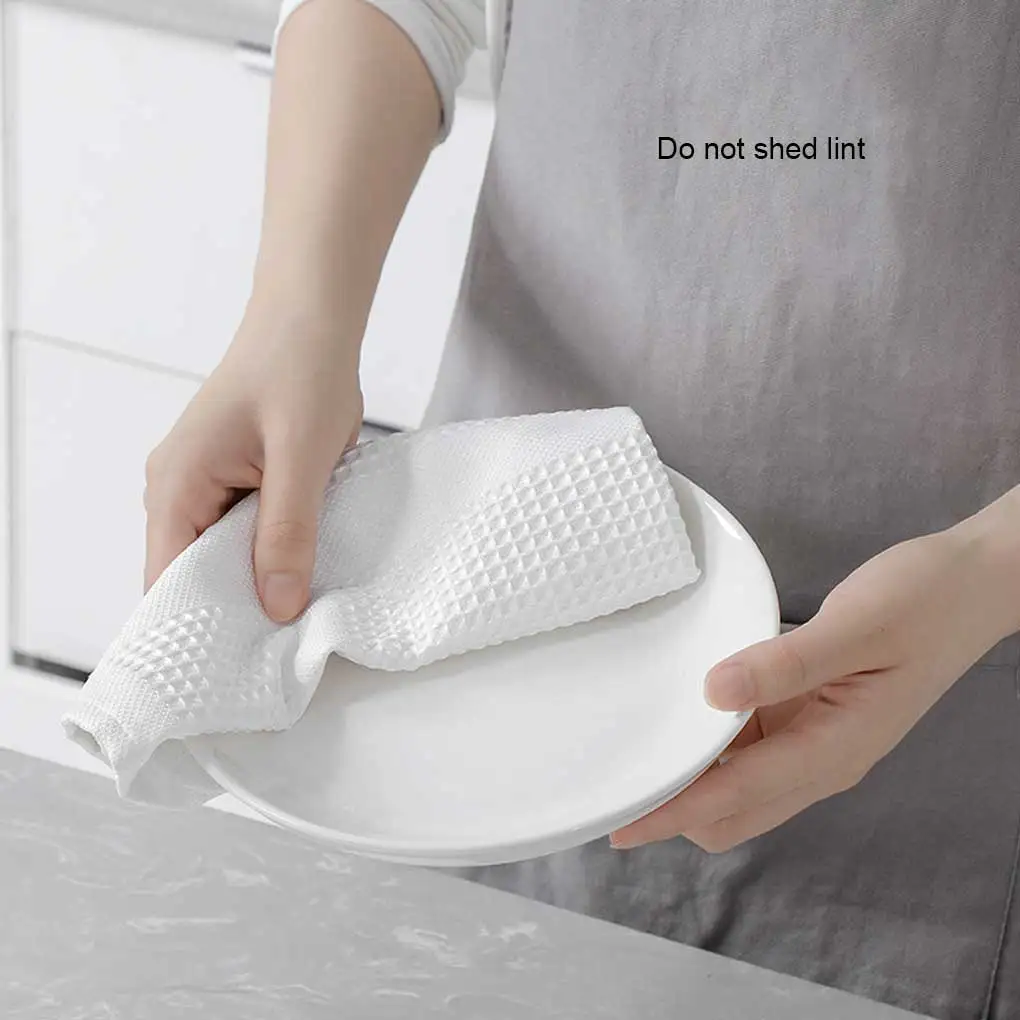 

Home Washcloth Table Wiper Microfiber Convenience Multipurpose Wiping Rag