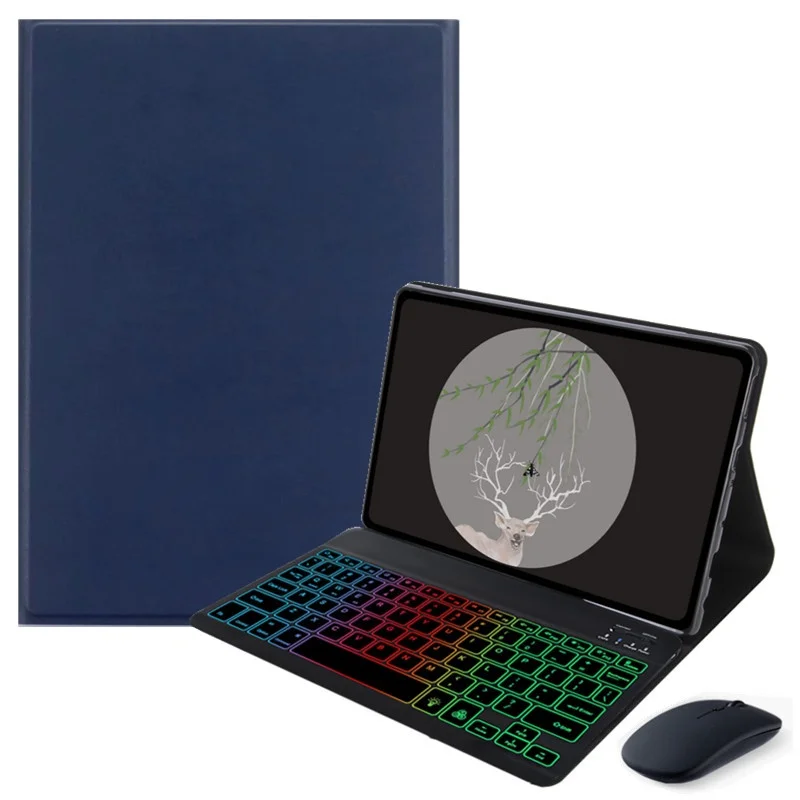 Cover Per Funda Lenovo Tab P11 Custodia Tb-J606F P11 Plus Custodia Per Tastiera Con Retroilluminazione Arcobaleno Intelligente Per Lenovo Tab P11 Pro 