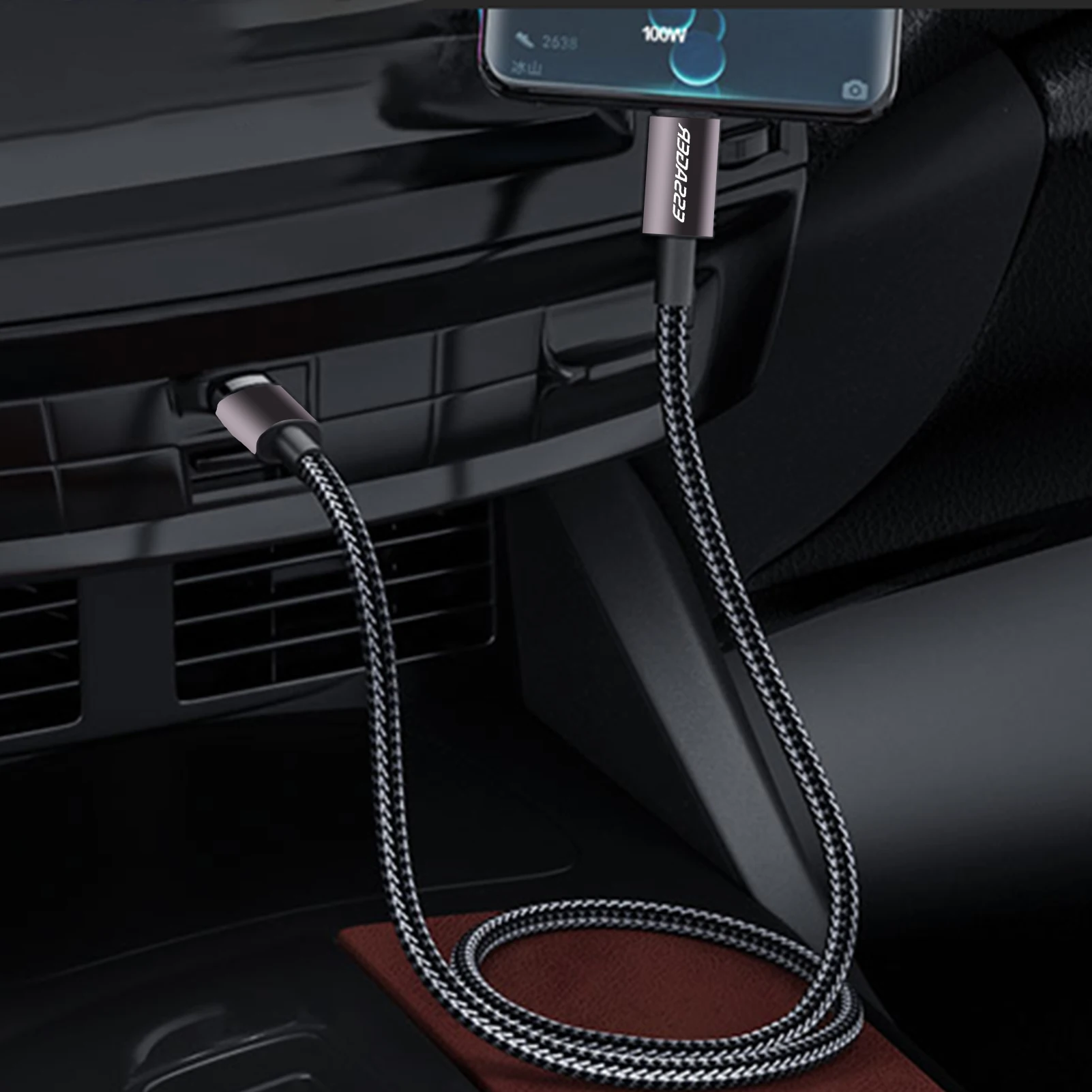 

HUAWEI-compatible Fast Magnetic Charging Cable Lightweight Durable Charger Cable for PC Laptop and Phone Charge