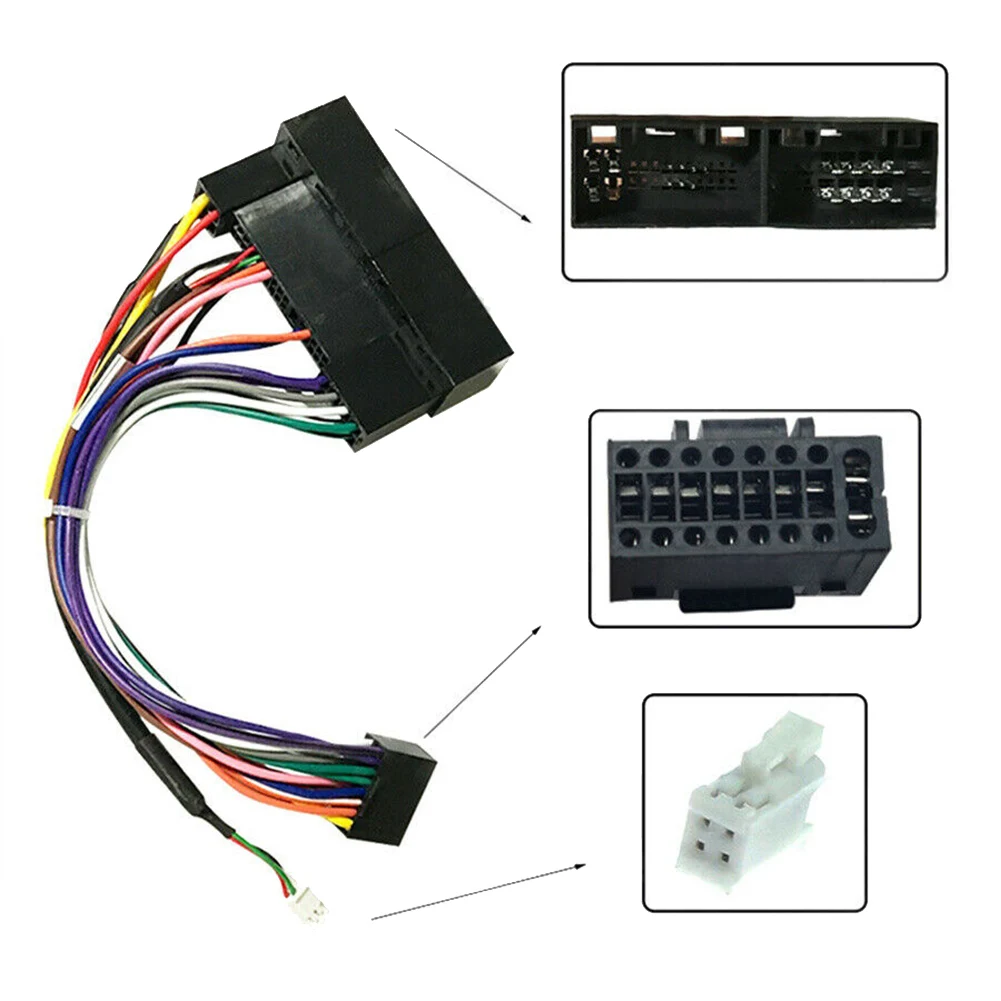 Car Stereo Audio 16 PIN Android Power Wiring Harness Adaptor for KIA Carens K2/K3/K4/K5 Hyundai IX35 Elantra Sonata