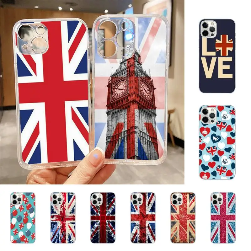 Union Jack British England Uk Flag Custodia Per Telefono Per Iphone 7 8 Plus X Xr Xs 11 12 13 Se2020 Mini Mobile Iphone 14 Pro Max Case