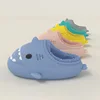 Couples Home Slippers Winter Cartoon Shark Slides Women Men Indoor Outdoor EVA Waterproof Thick Bottom Warm Plush Non Slip Shoes 1
