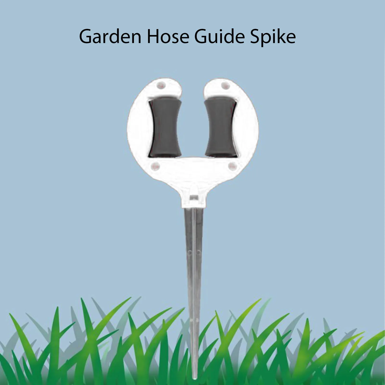 Garden Hose Nail Top Roller Soft Water Pipe Positioning Pointed Lawn Hose Spike Holder Garden Nail