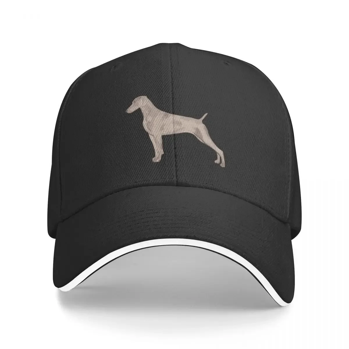 

Weimaraner Dog // Silver Ghost colorful silhouette for dog lovers Baseball Cap Military Tactical Cap Streetwear Women's Men's