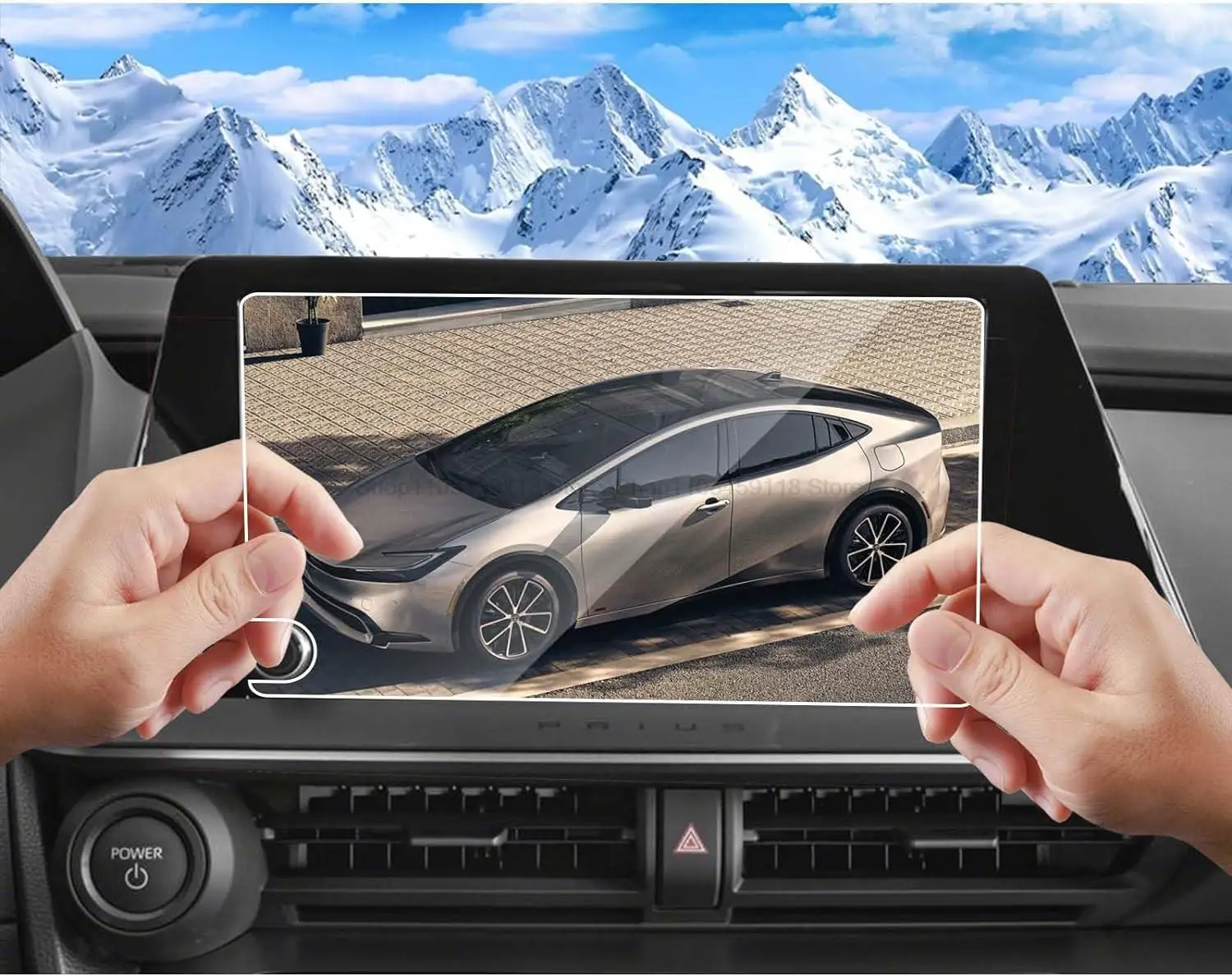 Toyota Venza LE 2023 2024 용 강화 유리 스크린 보호대 필름, 자동차 라디오, GPS 네비게이션, 스크래치 방지 액세서리, 8 인치
