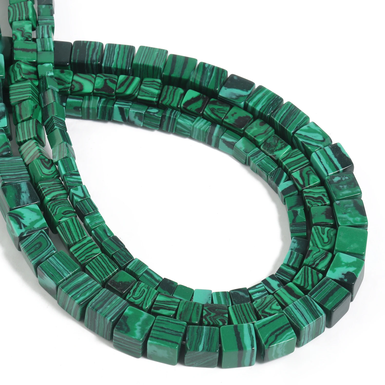 Malahill Natural AAA Green Tourmaline Beads – 8mm Loose Beads With Stretch Cord For Bracelet Making - View #3